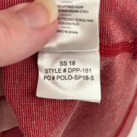 RHÔNE 2pc Navy and Red Polo men’s Shirt Sz XL performance golf lot - Picture 12 of 16